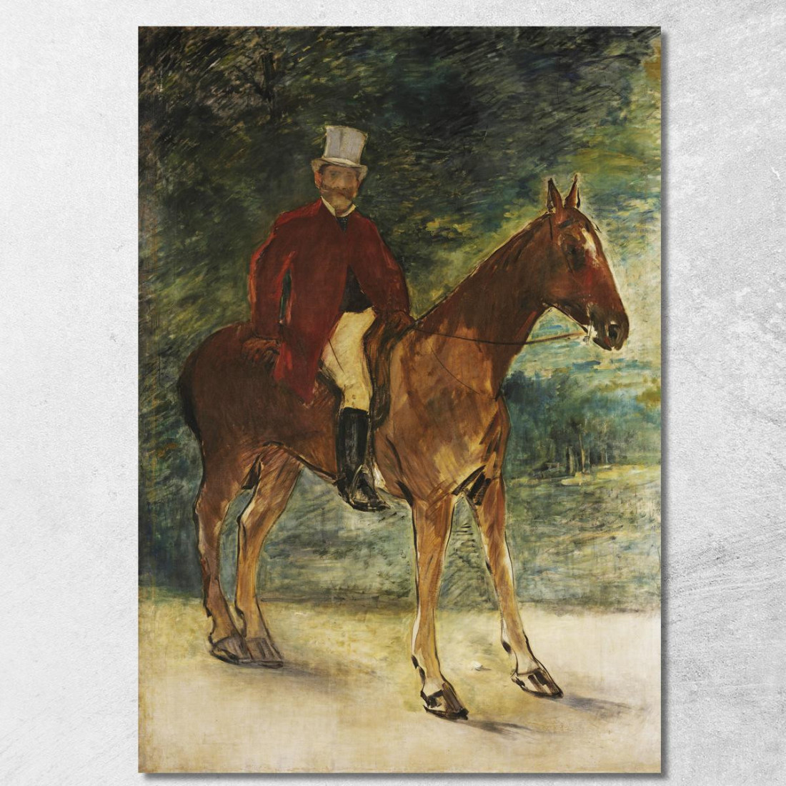 Ritratto Del Signor Arnaud A Cavallo Ritratto Del Signor Arnaud A Cavallo Édouard Manet emt78 quadro stampato su tela Ritratto Del Signor Arnaud A Cavallo Ritratto Del Signor Arnaud A Cavallo Édouard Manet emt78 quadro stampato su tela