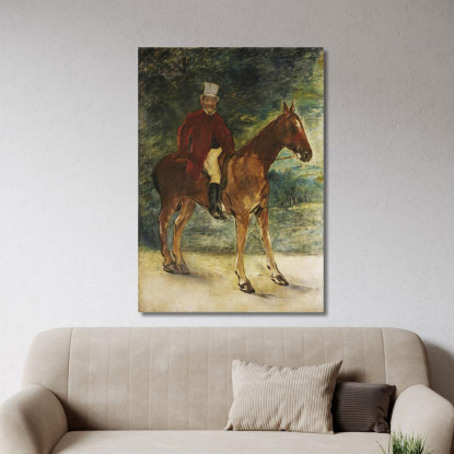Ritratto Del Signor Arnaud A Cavallo Ritratto Del Signor Arnaud A Cavallo Édouard Manet emt78 quadro stampato su tela