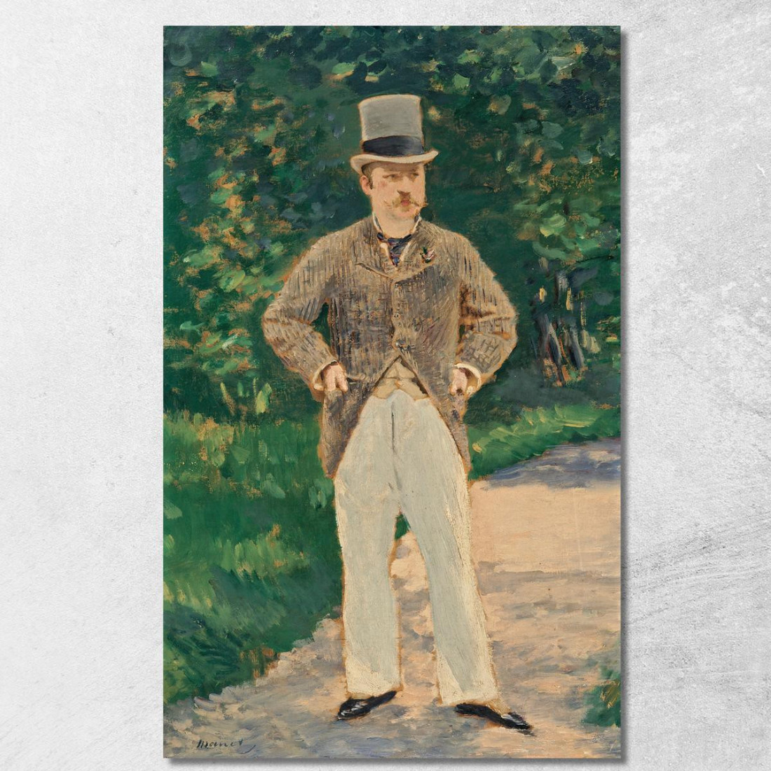 Ritratto Del Signor Brun Édouard Manet emt81 quadro stampato su tela Ritratto Del Signor Brun Édouard Manet emt81 quadro stampato su tela
