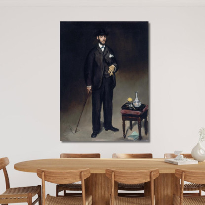 Ritratto Di Théodore Duret Édouard Manet emt82 quadro stampato su tela