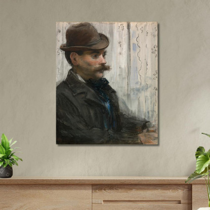 Ritratto Di Alfonso Maureau Édouard Manet emt85 quadro stampato su tela