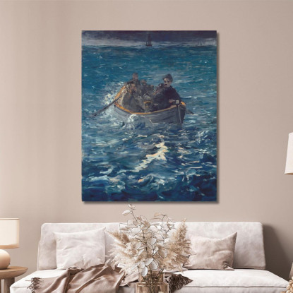 La Fuga Di Rochefort 2 Édouard Manet emt95 quadro stampato su tela