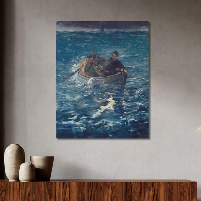 La Fuga Di Rochefort 2 Édouard Manet emt95 quadro stampato su tela