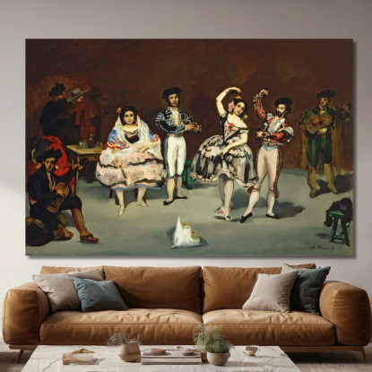 Balletto Spagnolo Édouard Manet emt100 quadro stampato su tela