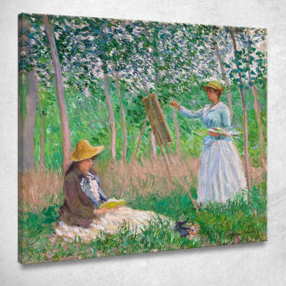 Nel Bosco Di Giverny Claude Monet mnt252 quadro stampato su tela