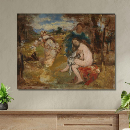 Ninfa Sorpresa Édouard Manet emt108 quadro stampato su tela