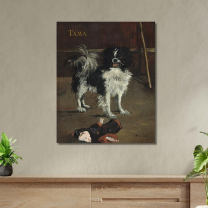 Tamathe Cane Giapponese Édouard Manet emt109 quadro stampato su tela