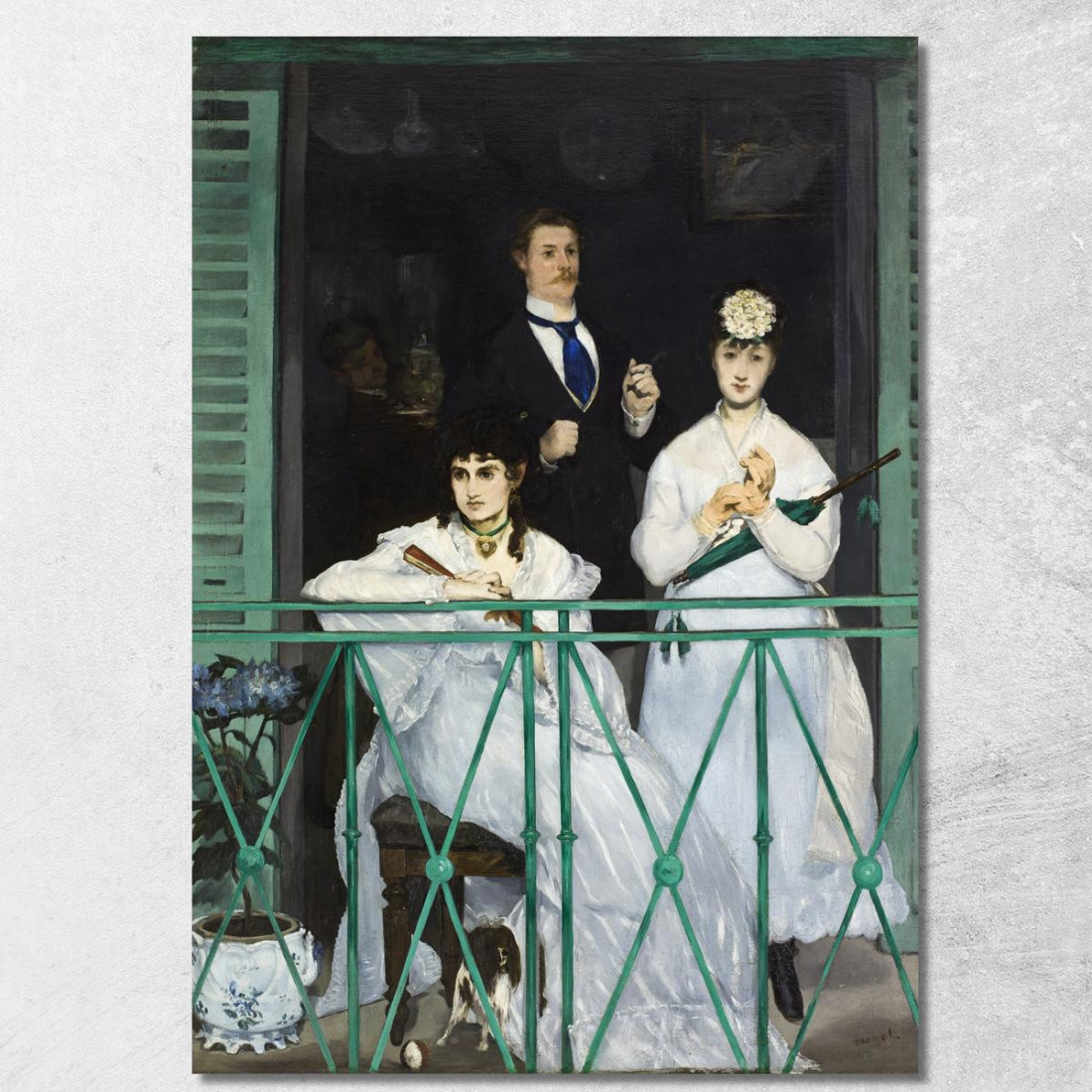 Il Balcone Édouard Manet emt114 quadro stampato su tela Il Balcone Édouard Manet emt114 quadro stampato su tela