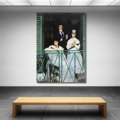 Il Balcone Édouard Manet emt114 quadro stampato su tela