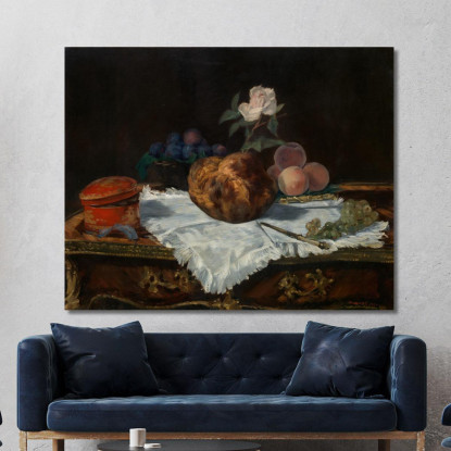 La Brioches Édouard Manet emt116 quadro stampato su tela