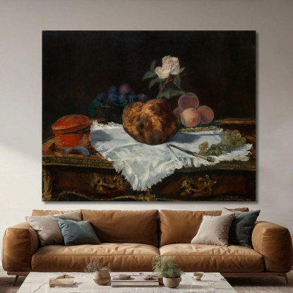 La Brioches Édouard Manet emt116 quadro stampato su tela