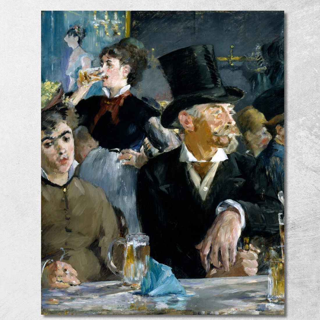 Il Café-Concerto Édouard Manet emt118 quadro stampato su tela Il Café-Concerto Édouard Manet emt118 quadro stampato su tela