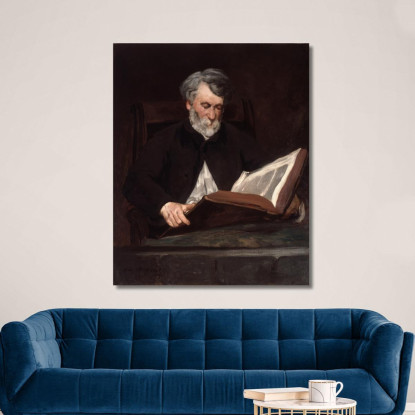 Il Lettore Édouard Manet emt134 quadro stampato su tela