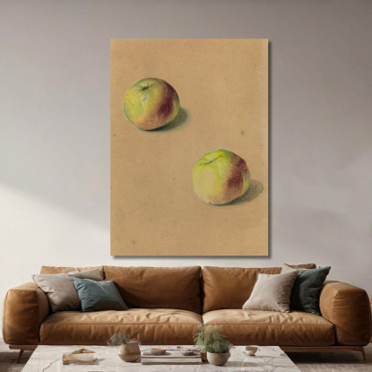 Due Mele Édouard Manet emt141 quadro stampato su tela