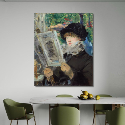 Lettura Della Donna Édouard Manet emt147 quadro stampato su tela