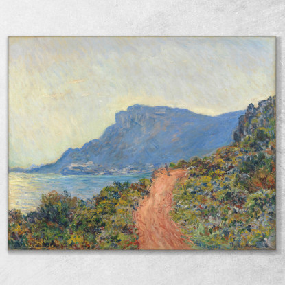 La Corniche Near Monaco Claude Monet mnt257 quadro stampato su tela