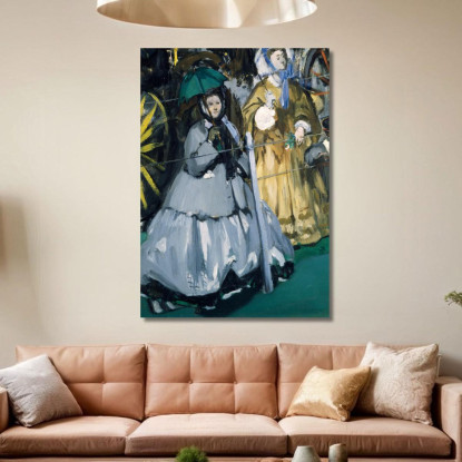 Donne Alle Corse Édouard Manet emt149 quadro stampato su tela
