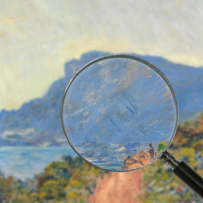 La Corniche Near Monaco Claude Monet mnt257 quadro stampato su tela