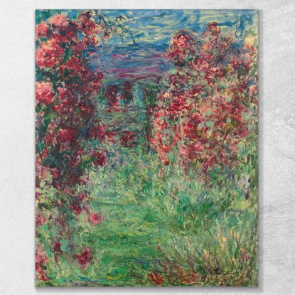 La Casa Delle Rose 2 Claude Monet mnt258 quadro stampato su tela