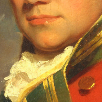 Un Oficial Británico Desconocido Probablemente Del 11.º Regimiento De Infantería De North Devonshire John Hoppner cuadro en lien