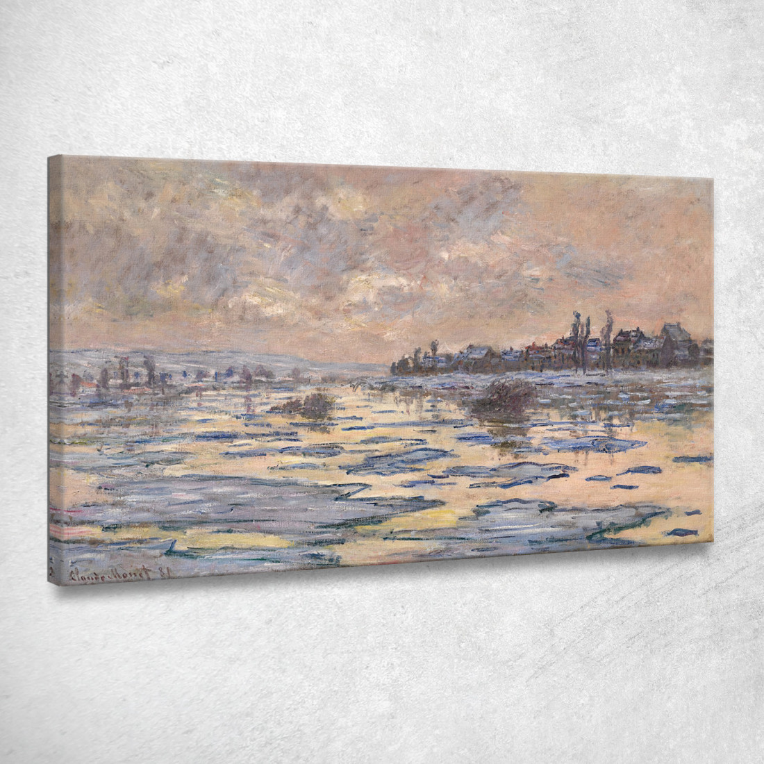 La Debacle Della Senna A Lavacourt Claude Monet mnt263 quadro stampato su tela