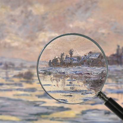 La Debacle Della Senna A Lavacourt Claude Monet mnt263 quadro stampato su tela