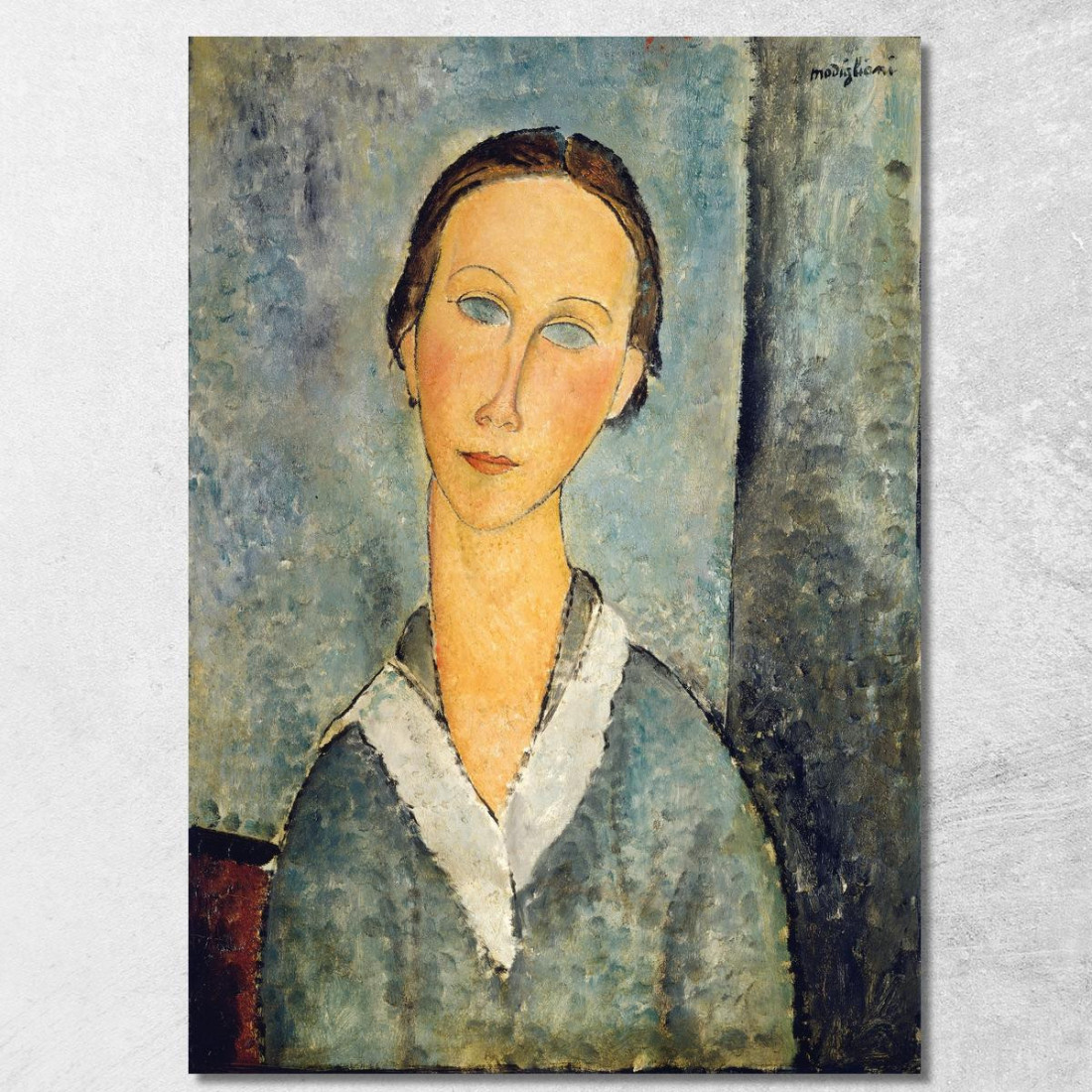 Ragazza Con Una Camicetta Da Marinaio Amedeo Modigliani amd16 quadro stampato su tela Ragazza Con Una Camicetta Da Marinaio Amedeo Modigliani amd16 quadro stampato su tela