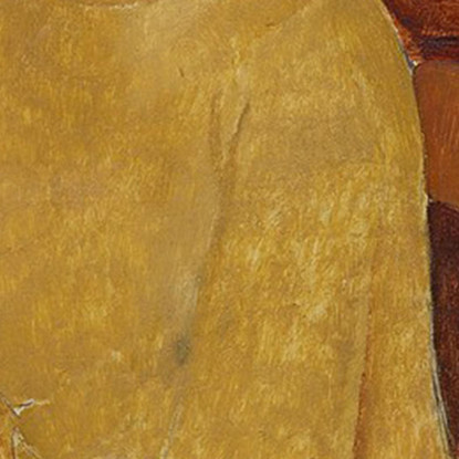 Jeanne Hébuterne In Maglione Giallo Amedeo Modigliani amd21 quadro stampato su tela