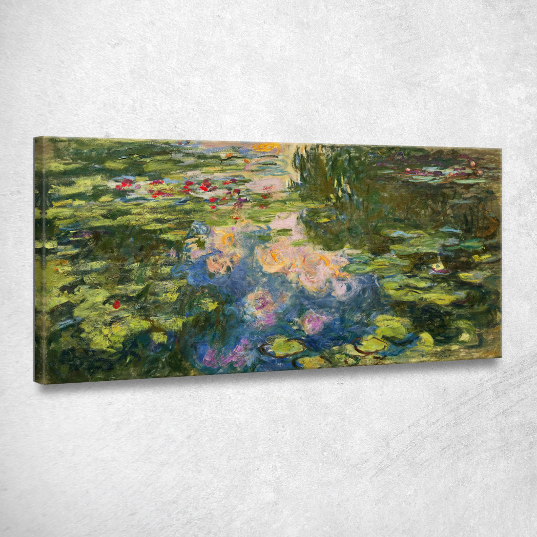 Stagno Delle Ninfee Claude Monet mnt266 quadro stampato su tela Stagno Delle Ninfee Claude Monet mnt266 quadro stampato su tela