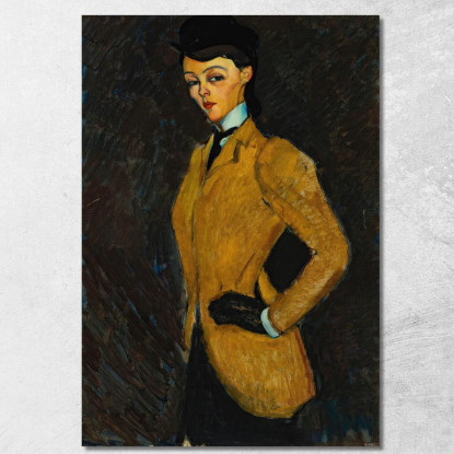 L'Amazzone Amedeo Modigliani amd36 quadro stampato su tela