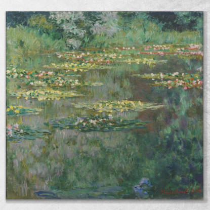 Lo Stagno Delle Ninfee Claude Monet mnt267 quadro stampato su tela