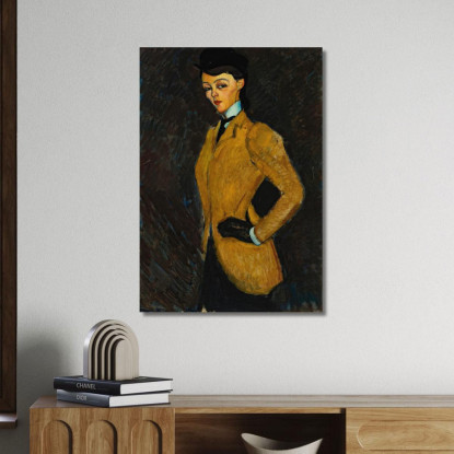 L'Amazzone Amedeo Modigliani amd36 quadro stampato su tela