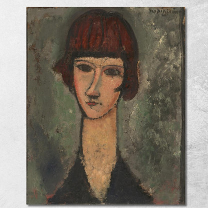 Ritratto Di Donna 2 Amedeo Modigliani amd48 quadro stampato su tela