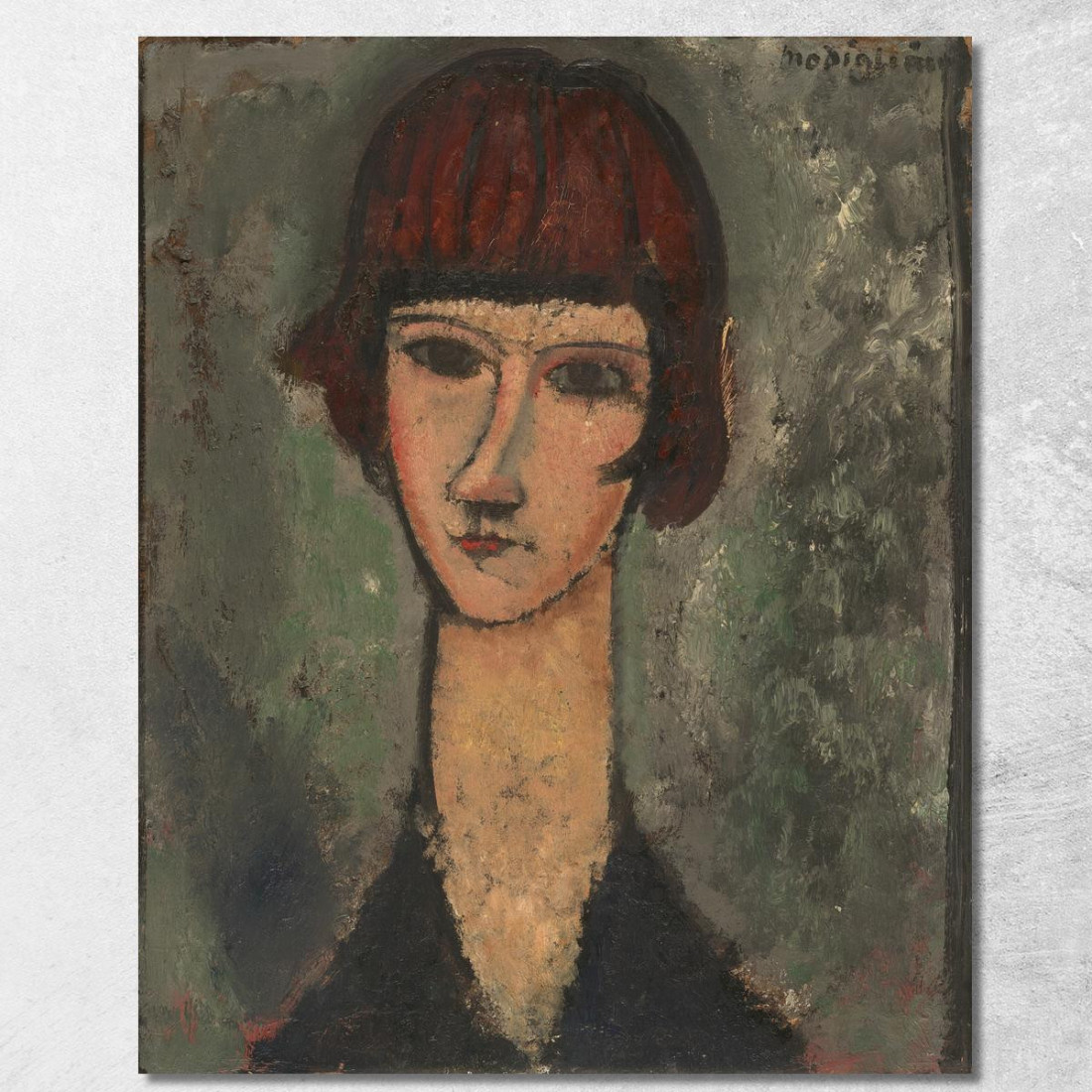 Ritratto Di Donna 2 Amedeo Modigliani amd48 quadro stampato su tela Ritratto Di Donna 2 Amedeo Modigliani amd48 quadro stampato su tela