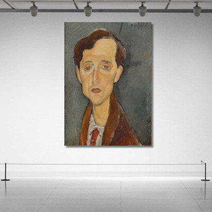 Ritratto Di Frans Hellens Amedeo Modigliani amd53 quadro stampato su tela