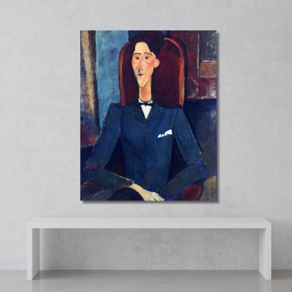 Ritratto Di Jean Cocteau Amedeo Modigliani amd54 quadro stampato su tela