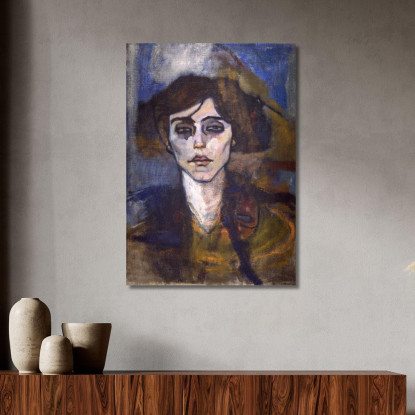 Ritratto Di Maude Abrantes Amedeo Modigliani amd60 quadro stampato su tela