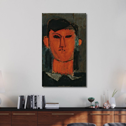 Ritratto Di Pablo Picasso Amedeo Modigliani amd62 quadro stampato su tela