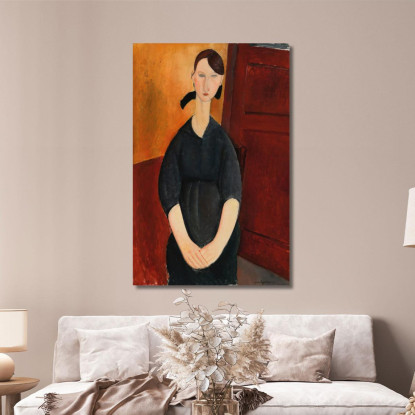 Ritratto Di Paulette Jourdain Amedeo Modigliani amd63 quadro stampato su tela