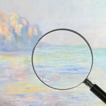 Mattina Nebbiosa A Pourville Claude Monet mnt270 quadro stampato su tela
