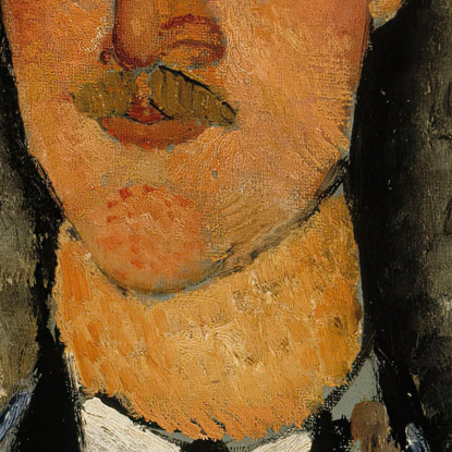 Ritratto Dell'Artista Léopold Survage Amedeo Modigliani amd64 quadro stampato su tela