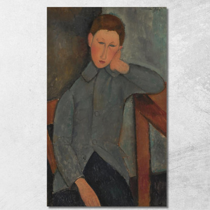 Il Ragazzo Amedeo Modigliani amd70 quadro stampato su tela