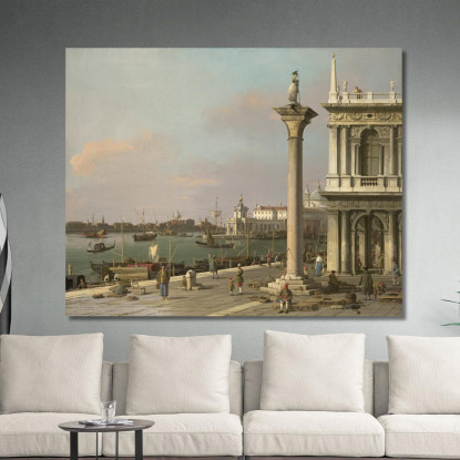 Bacino Di S. Marco- From The Piazzetta Canaletto cnl6 quadro stampato su tela