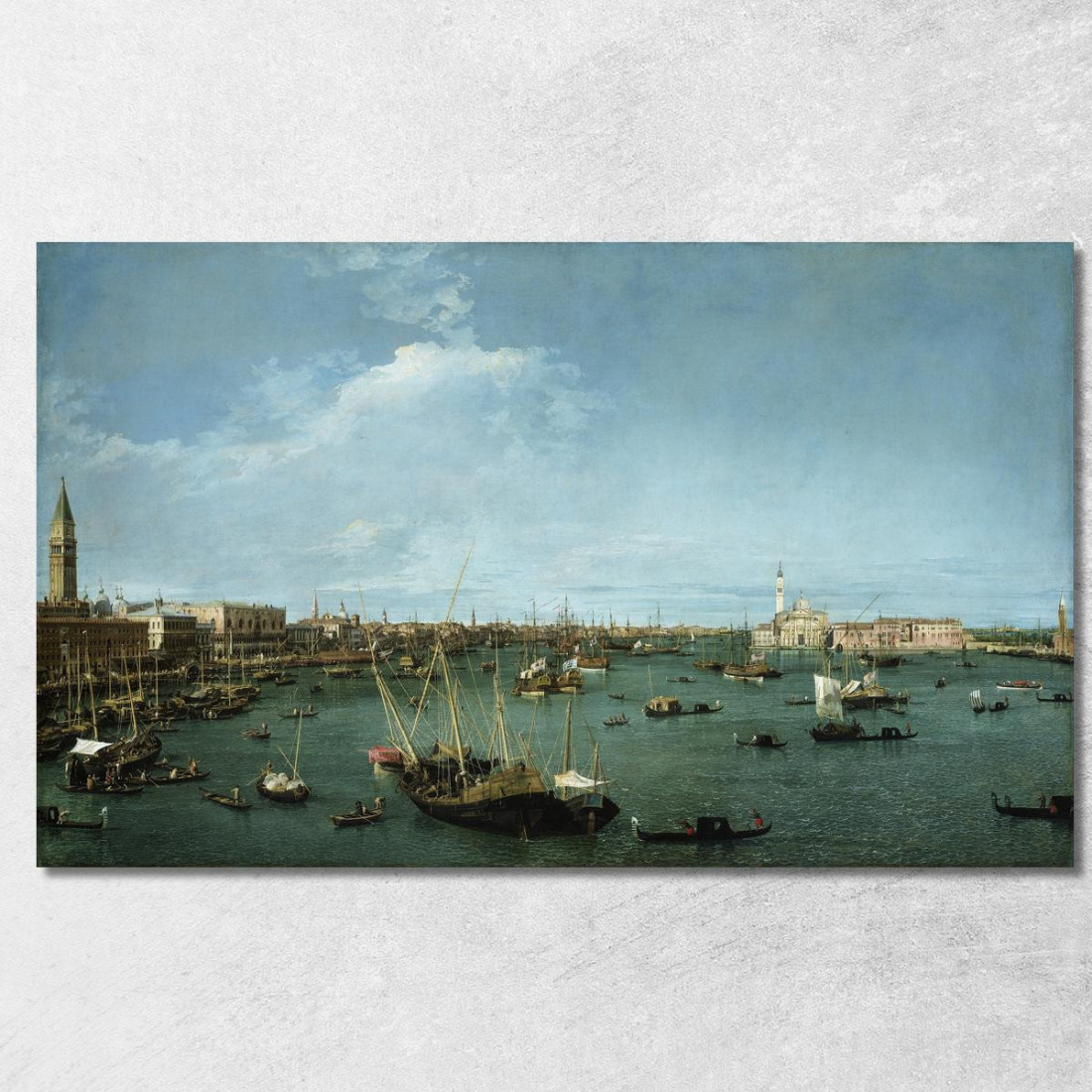 Bacino Di San Marco Venice  Canaletto cnl7 quadro stampato su tela