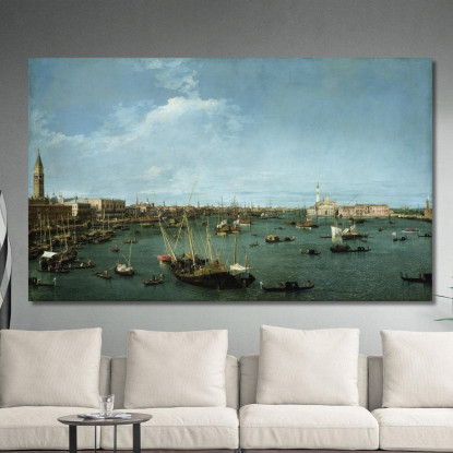 Bacino Di San Marco Venice  Canaletto cnl7 quadro stampato su tela