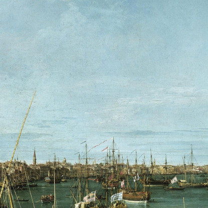 Bacino Di San Marco Venice  Canaletto cnl7 quadro stampato su tela