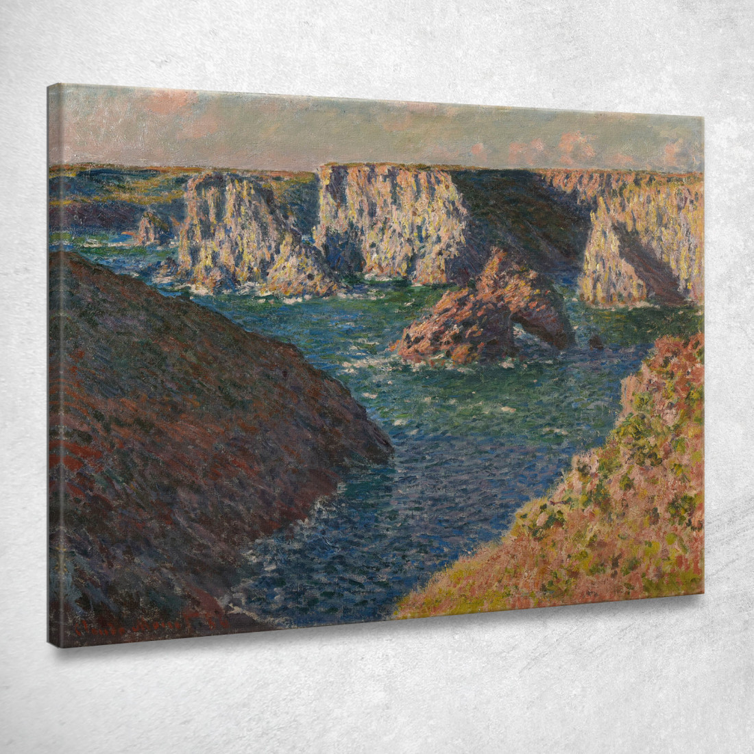 Le Rocce Di Belle-Ile Claude Monet mnt274 quadro stampato su tela Le Rocce Di Belle-Ile Claude Monet mnt274 quadro stampato su tela