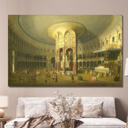 Interno Della Rotonda A Ranelagh Canaletto cnl13 quadro stampato su tela