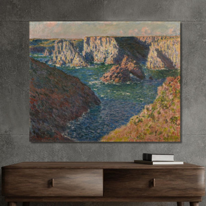 Le Rocce Di Belle-Ile Claude Monet mnt274 quadro stampato su tela