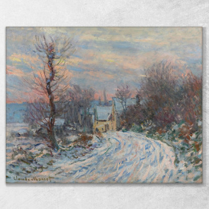 Ingresso A Giverny In Inverno Claude Monet mnt275 quadro stampato su tela
